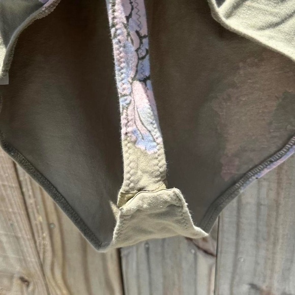 free people floral ruffle bodysuit Matilda green - Picture 5 of 5